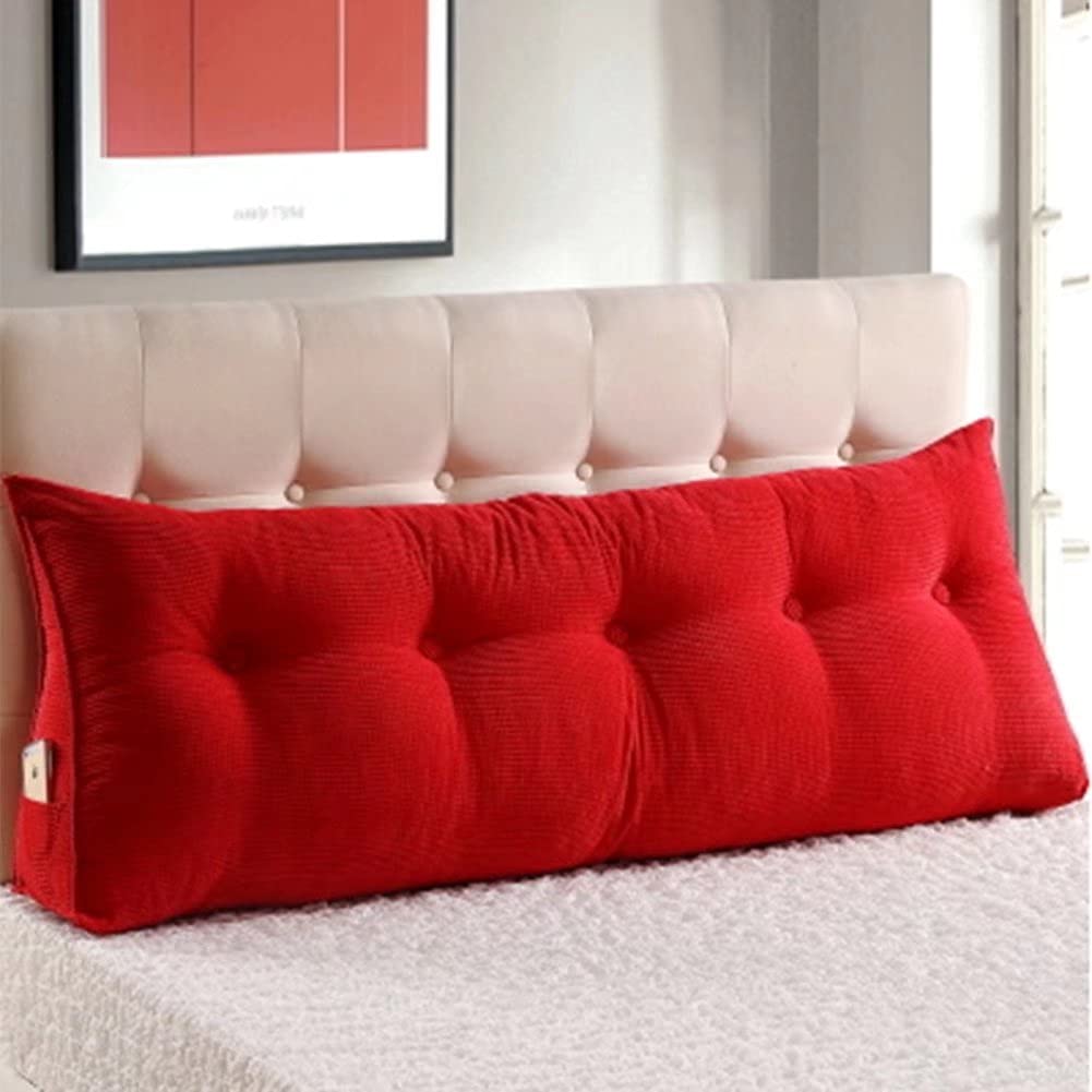 XX&YR Large Triangular Wedge Cushion - Sofa Bed Support Pillow with Removable Cover | Reading, Office & Lumbar Support | Perfect for Backrest Positioning, Home & Office Use