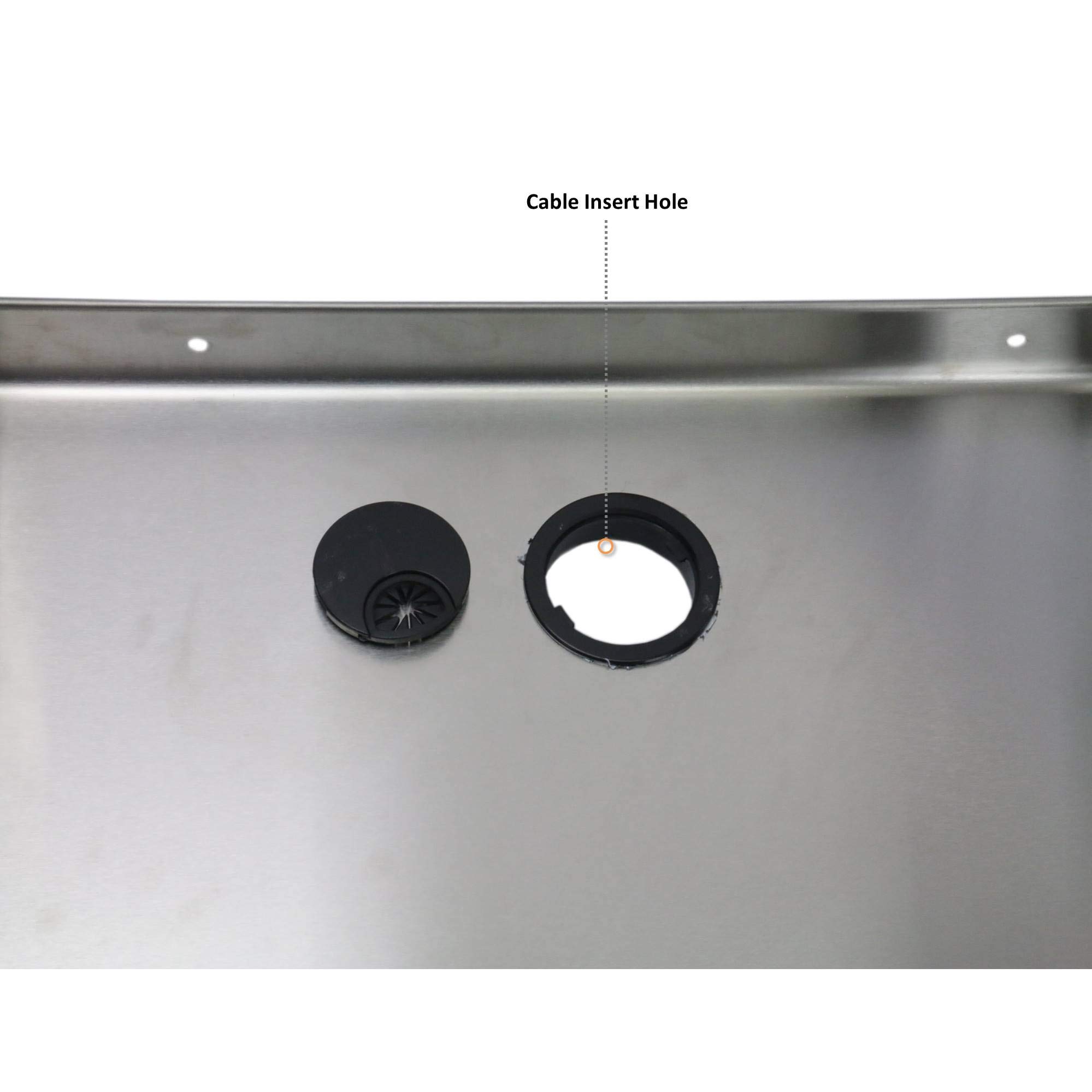 GSW NSF Approved Stainless Steel Microwave Wall Shelf - Heavy Duty Reinforced Edge, 24