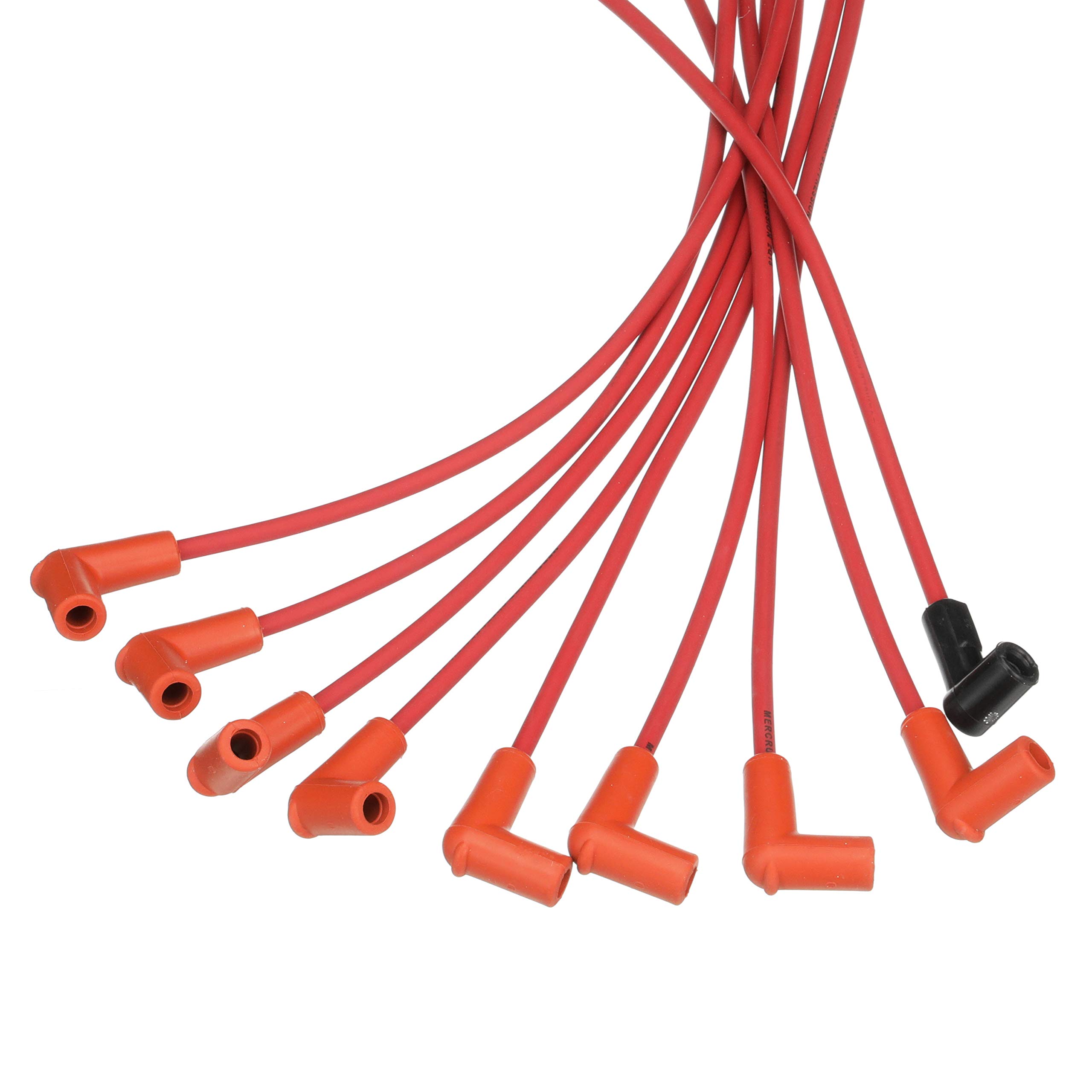 Quicksilver 816608Q81 Red High-Performance Spark Plug Wire Kit - Compatible with Marine & Automotive Engines - Ideal for Boats, Jet Skis, and Performance Cars