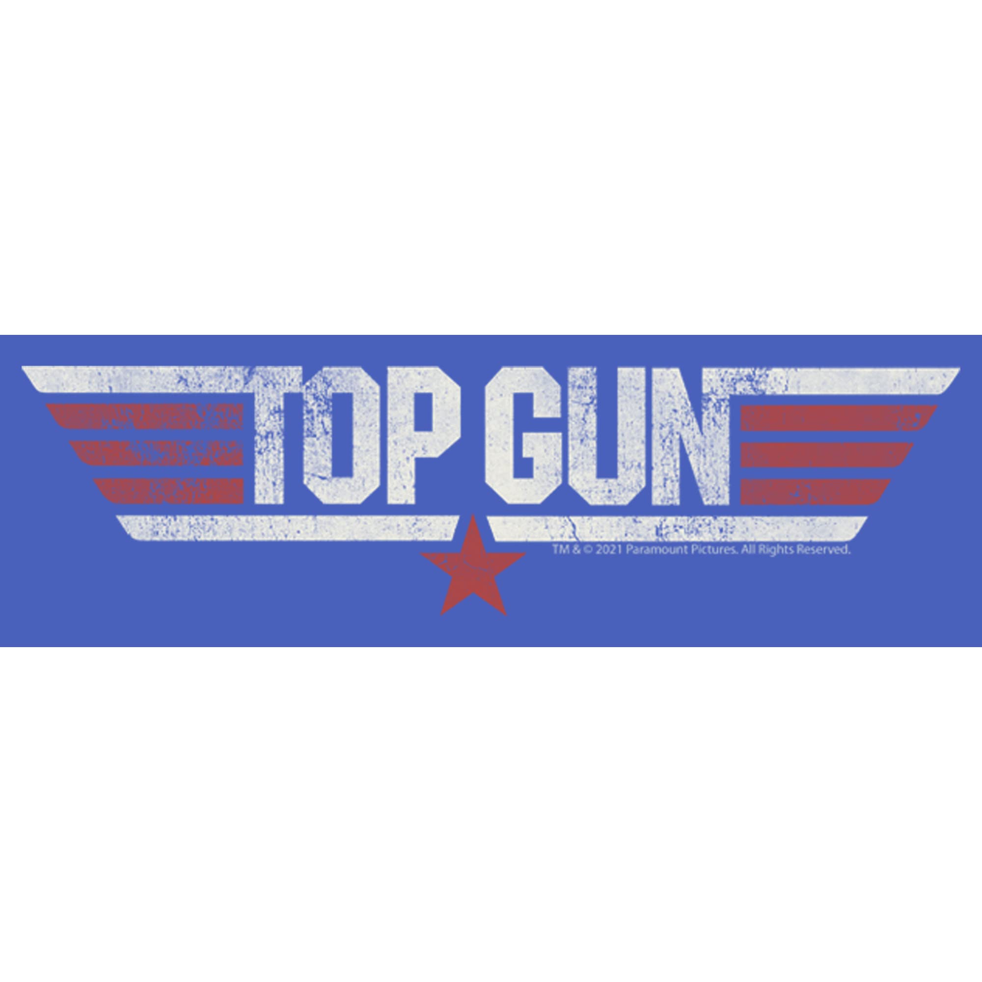 Top Gun Movie Logo Distressed Vintage T-Shirt for Men - Casual Wear, Movie Fan Gift, Street Style Outfit