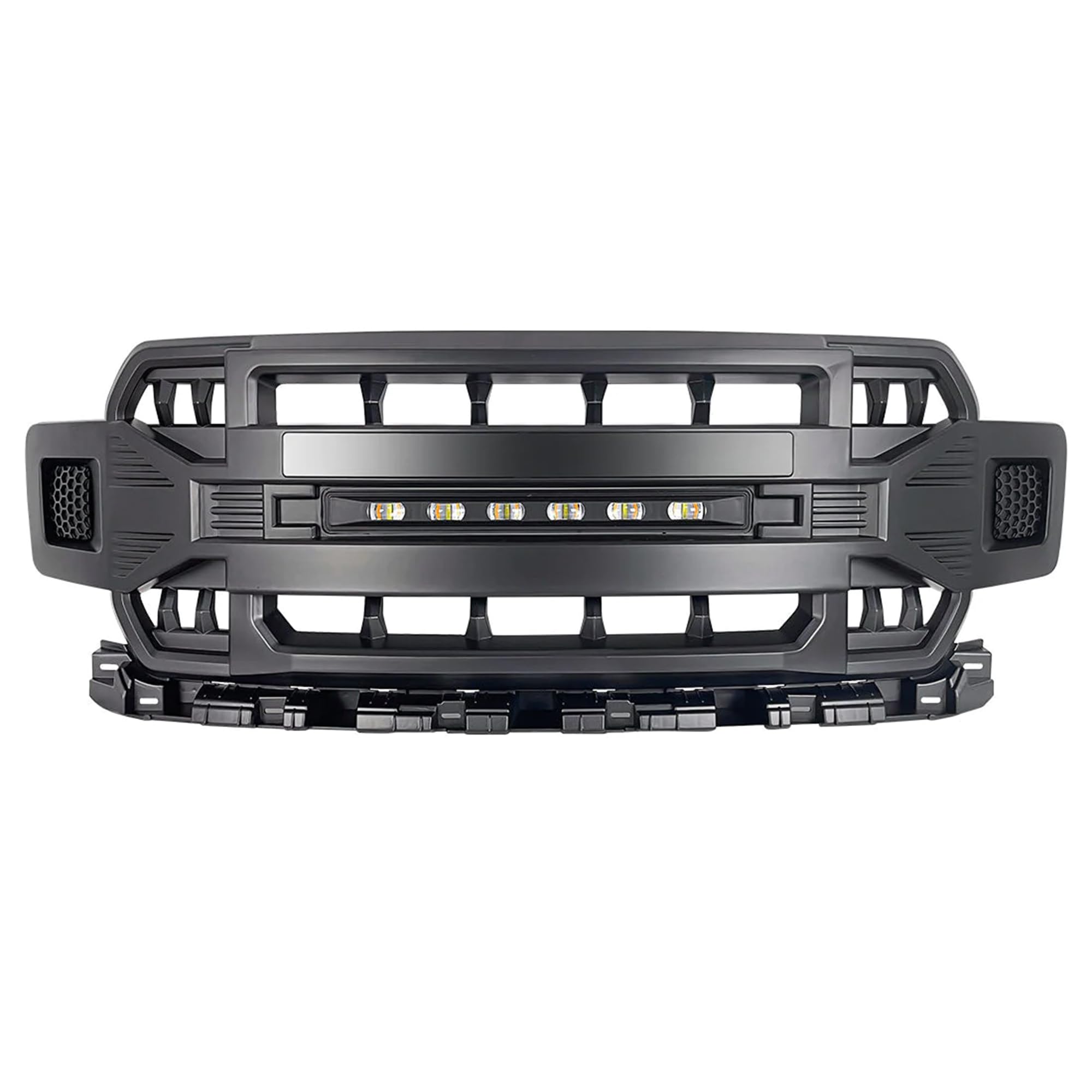 2018-2020 Ford F150 Replacement Grille - Matte Black Off-Road Front Grill with LED Lights | Compatible with F-150 Models | Perfect for Truck Upgrades & Off-Road Adventures