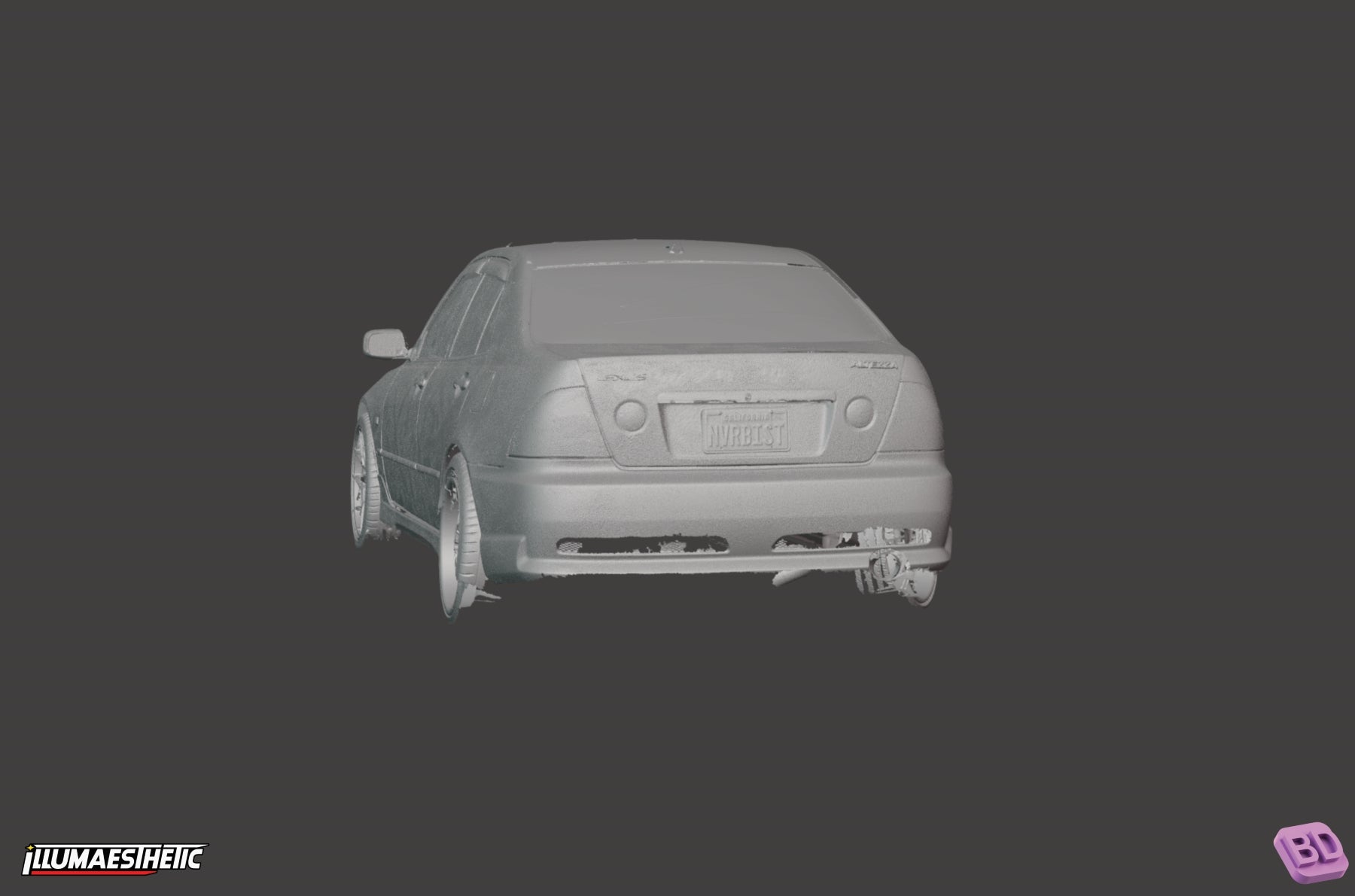 Lexus IS300 & Toyota Altezza XE10 3D Scan Model Kit (1998-2005) - Perfect for Car Enthusiasts, DIY Projects & 3D Printing