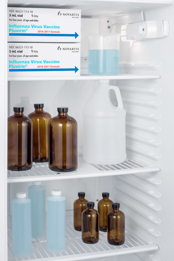 Accucold 24 Inch Wide All Refrigerator with Front Lock FFAR10MED2 - Perfect for Medical Labs, Offices, and Home Use