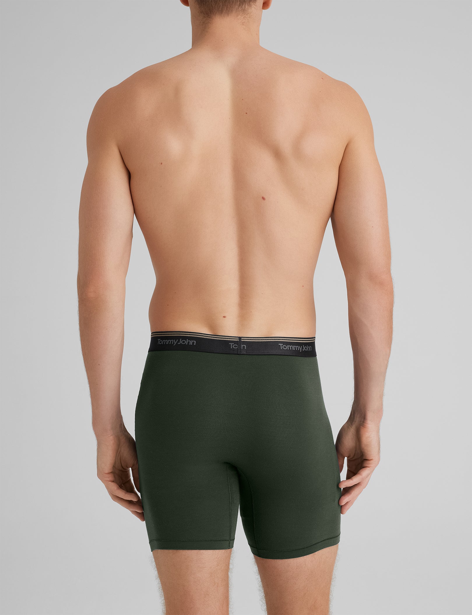 Ultra Soft Flex Mid-Length Boxer Briefs for Men - 6 Pack (7 Pairs) - Breathable Comfort Underwear for Everyday Wear, Workout & Lounge