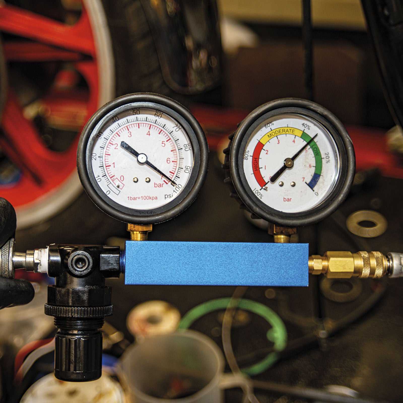 Professional Laser Leakdown Tester - High Precision Engine Compression Tester for Automotive Diagnostics | Perfect for Mechanics, DIY Enthusiasts & Performance Tuning