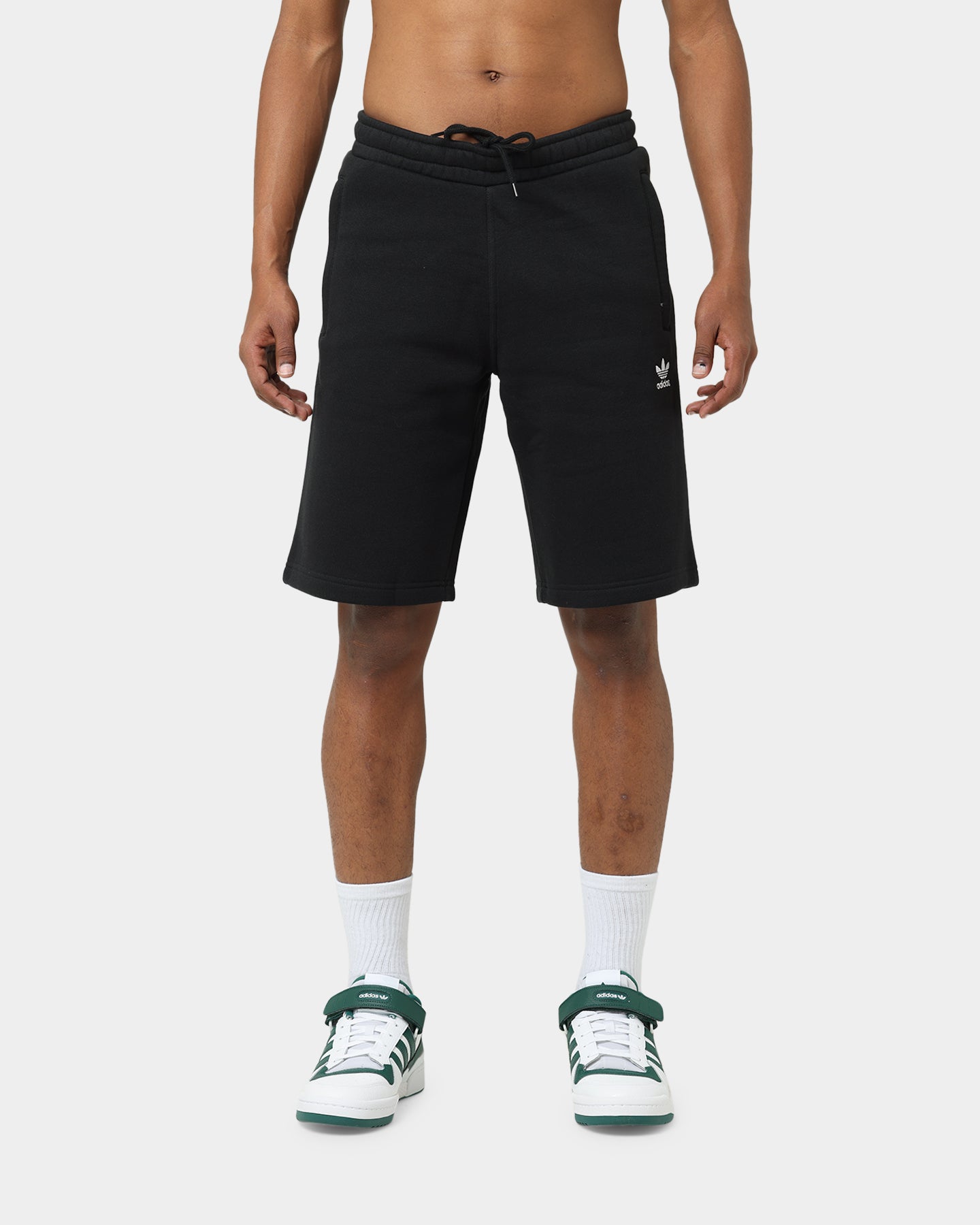 Adidas Essential Black Shorts for Men - Comfortable Athletic Running & Gym Workout Shorts - Perfect for Sports, Training & Casual Wear