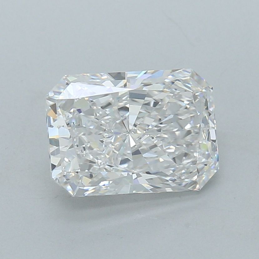 3.02 Carat D Color VS2 Clarity Radiant Cut Lab-Grown Diamond for Engagement Rings & Fine Jewelry