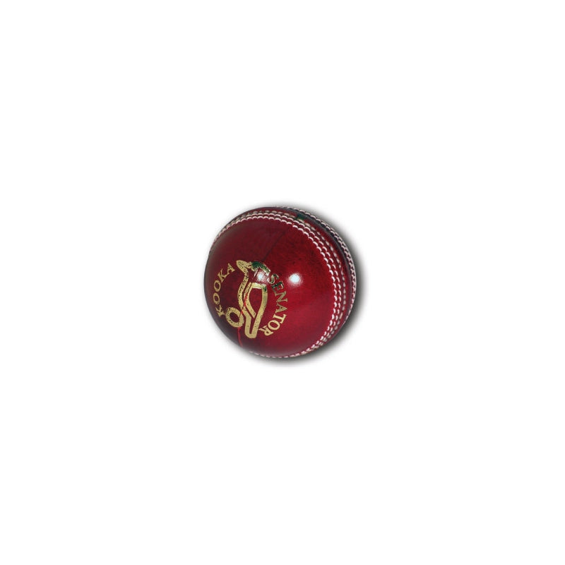 Kookaburra Tuff Pitch Cricket Ball 2-Pack (156g) - Official Red Leather Cricket Ball for Practice & Matches | Perfect for Club, School & Professional Cricket Training