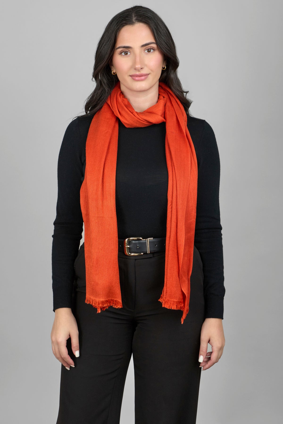 Luxury Cashmere Silk Eyelash Scarf - Soft Winter Wrap for Women - Perfect for Office, Party & Evening Out