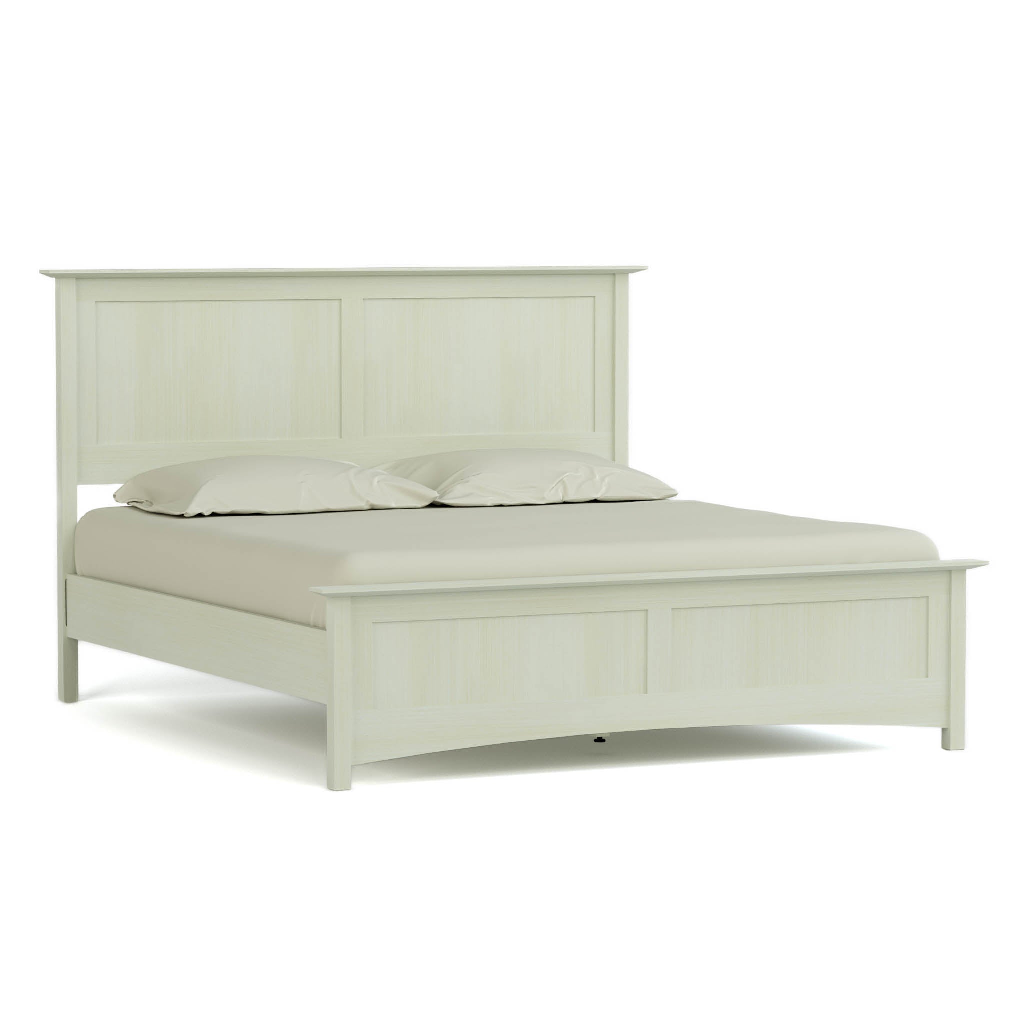 Gable Road Bed Frame - Sturdy Metal Platform Bed with Wooden Headboard - Perfect for Modern Bedrooms & Guest Rooms
