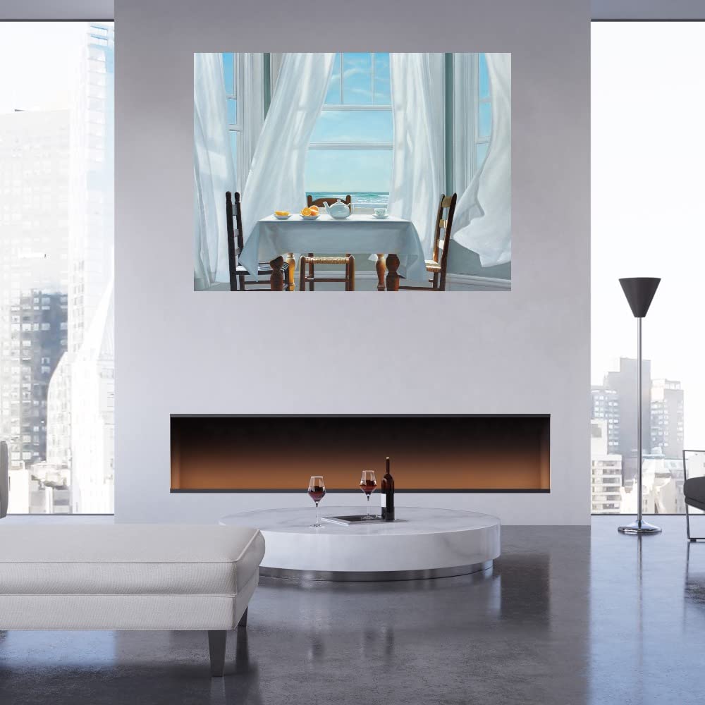 Becoming Centered by Karen Hollingsworth - Stunning Fine Art Canvas Wall Decor for Living Room, Bedroom, Office & More - Ready to Hang 56x42 inches - Perfect for Home, Office & Commercial Spaces