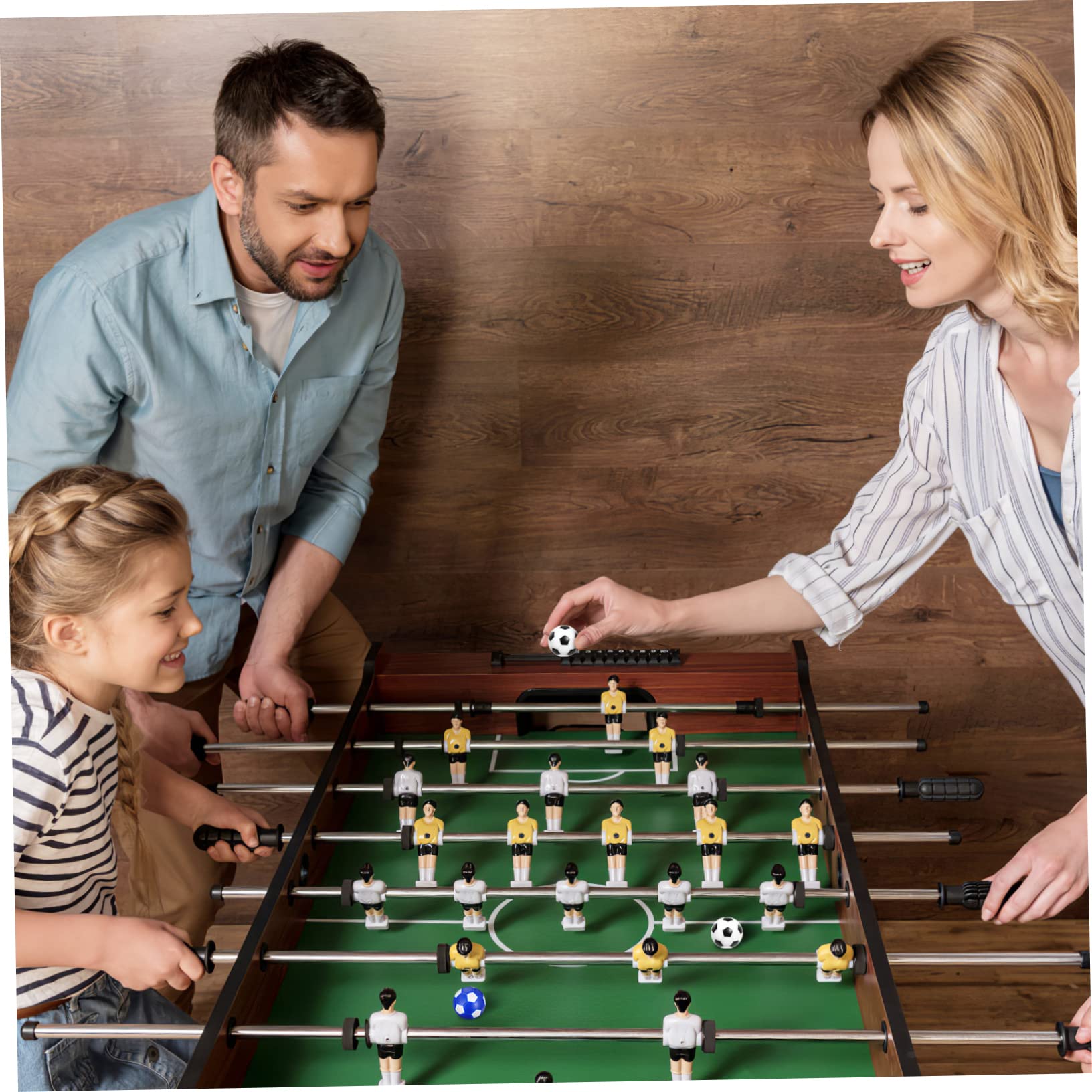 24-Piece Mini Soccer Ball Decorations - Replacement Foosball Balls for Table Football Games, Kids Arcade Party Supplies (Perfect for Game Rooms, Birthday Parties & Sports-Themed Decor)
