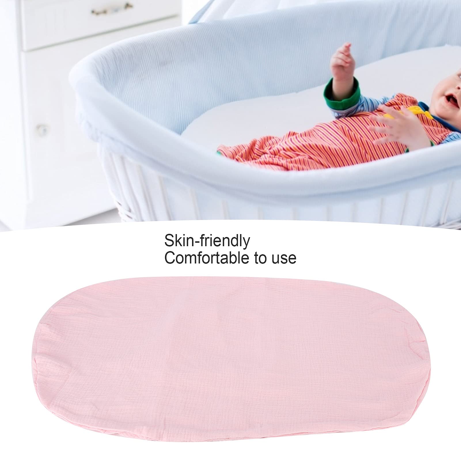 Breathable Baby Lounger Cover - Soft & Removable Snuggle Me Lounger Slipcover for Newborns | Travel-Friendly Infant Lounger Accessory | Perfect for Nursery, Daycare & On-the-Go Comfort