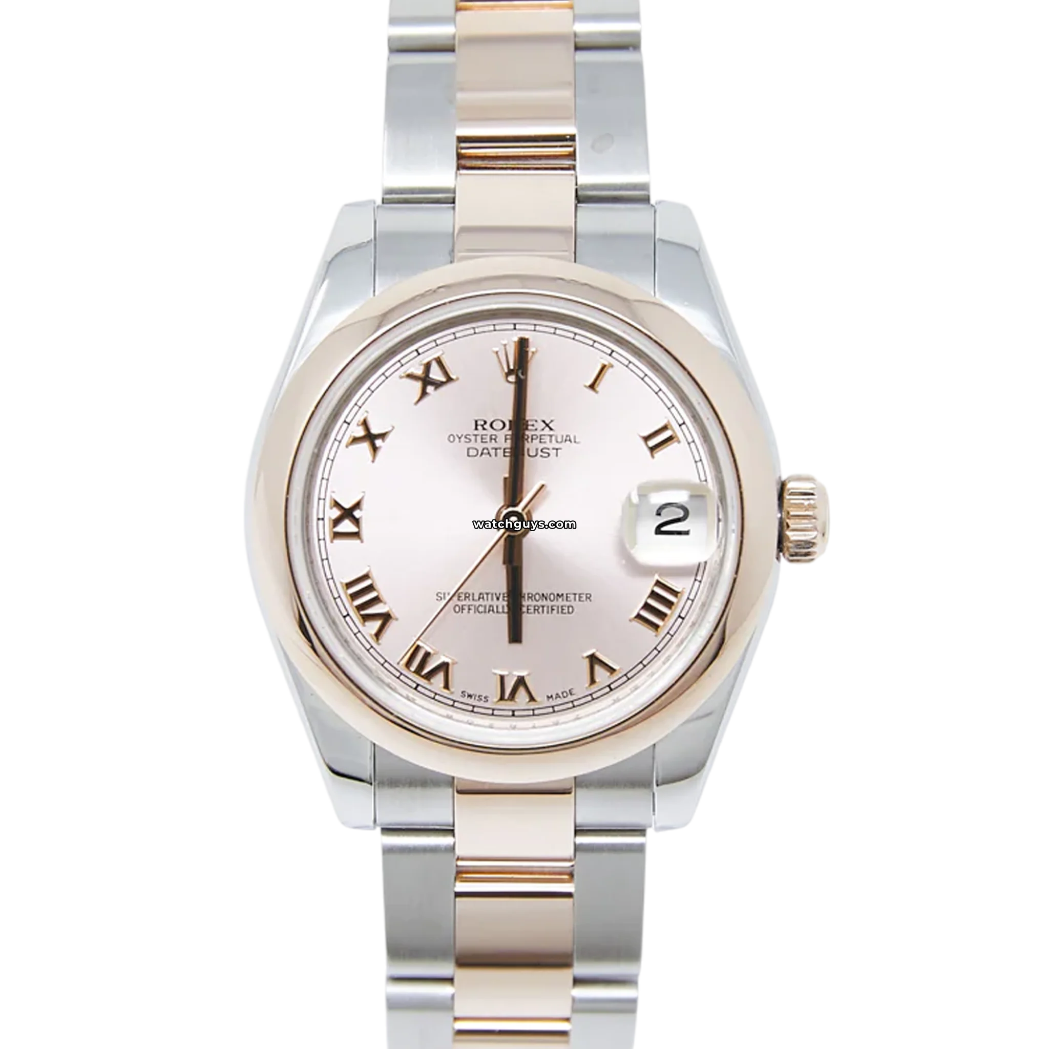 Authentic Rolex Datejust 178241 Women's Watch - 31mm Pink Dial with Roman Numerals | Luxury Timepiece for Business, Formal Events & Special Occasions