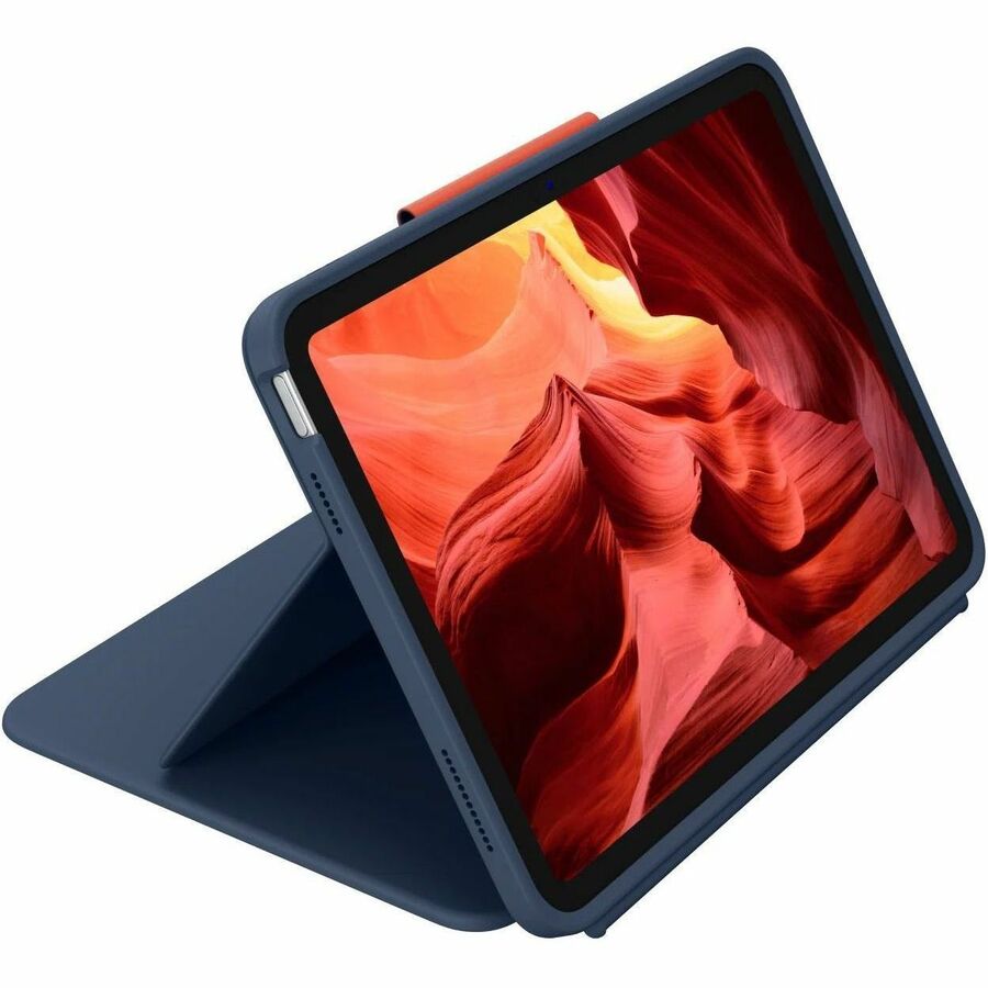 Logitech Rugged Combo 4 Keyboard Case for iPad - Shockproof Protective Cover with Backlit Keyboard | Perfect for Outdoor Work, Construction Sites & Travel