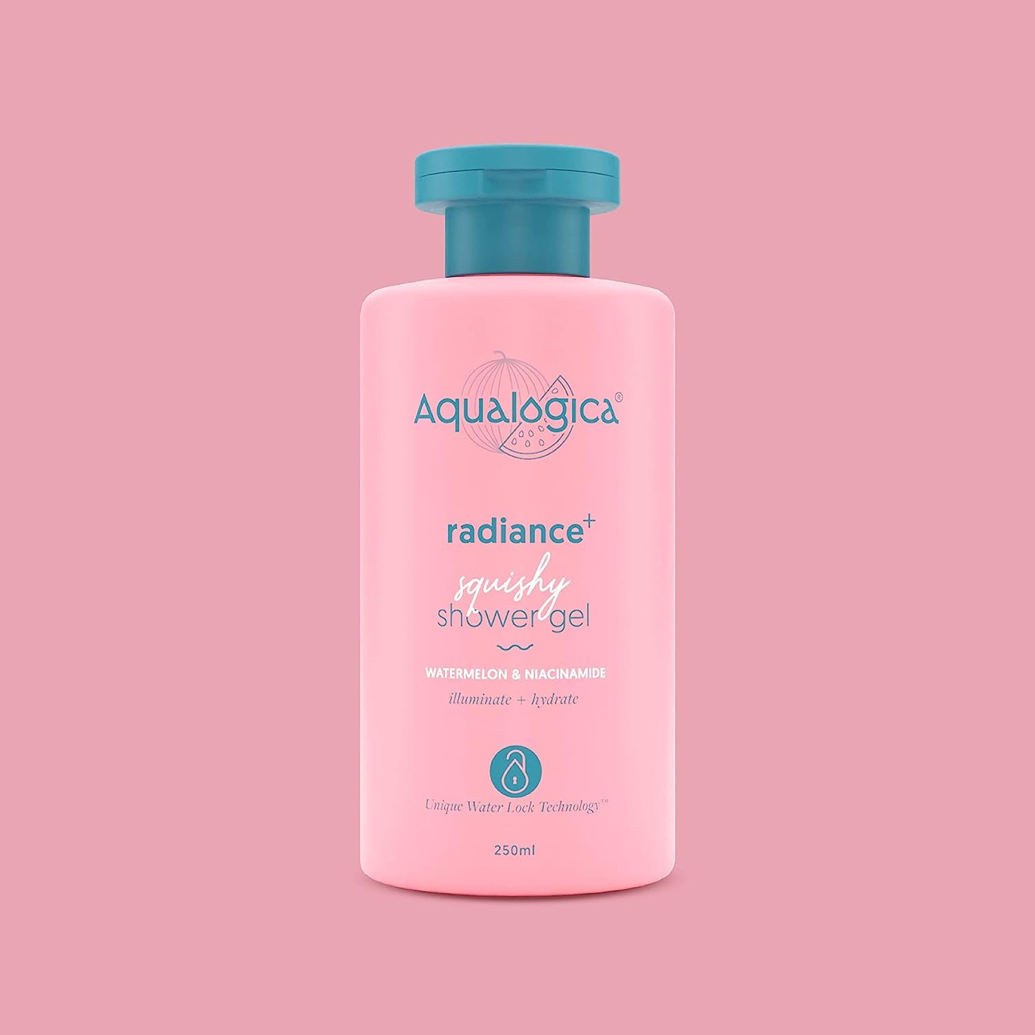 Radiance Squishy Shower Gel with Watermelon & Niacinamide - 250ml Hydrating Body Wash for Soft Skin | Perfect for Daily Shower & Spa Relaxation