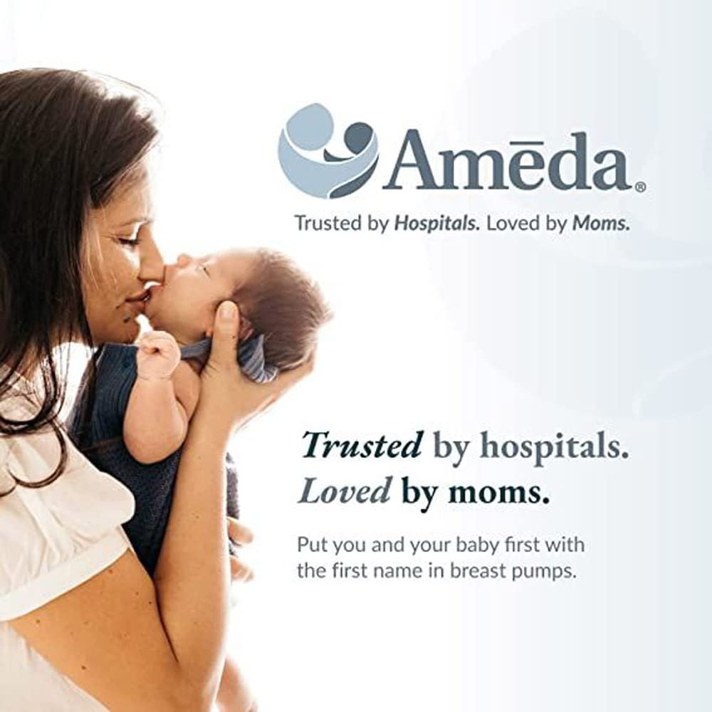 Ameda Dual Hygienikit Breast Pump Accessory Kit | BPA-Free Breast Milk Collector & Storage Solution | Prevents Contamination for Healthier Breast Milk | Perfect for Working Moms & Traveling Nursing Mothers