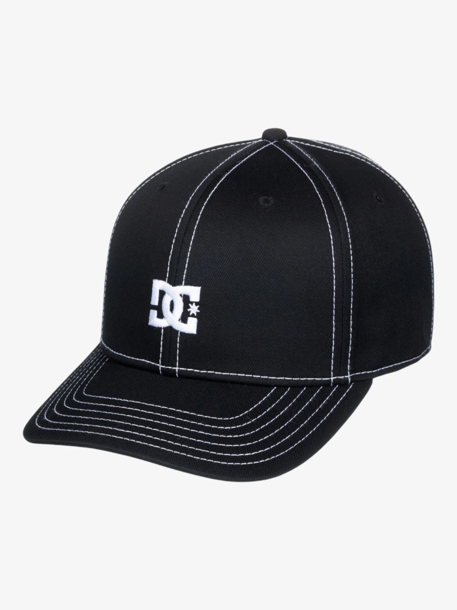 DC Star Black & White Baseball Cap - Adjustable Snapback Hat for Men & Women - Perfect for Casual Wear, Sports, and Outdoor Activities