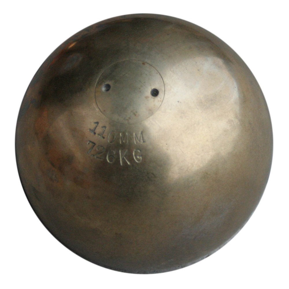 AMBER Athletic Gear Brass Shot Put - Competition & Training Shot Put for Track & Field Athletes - Perfect for High School, College & Professional Throwers