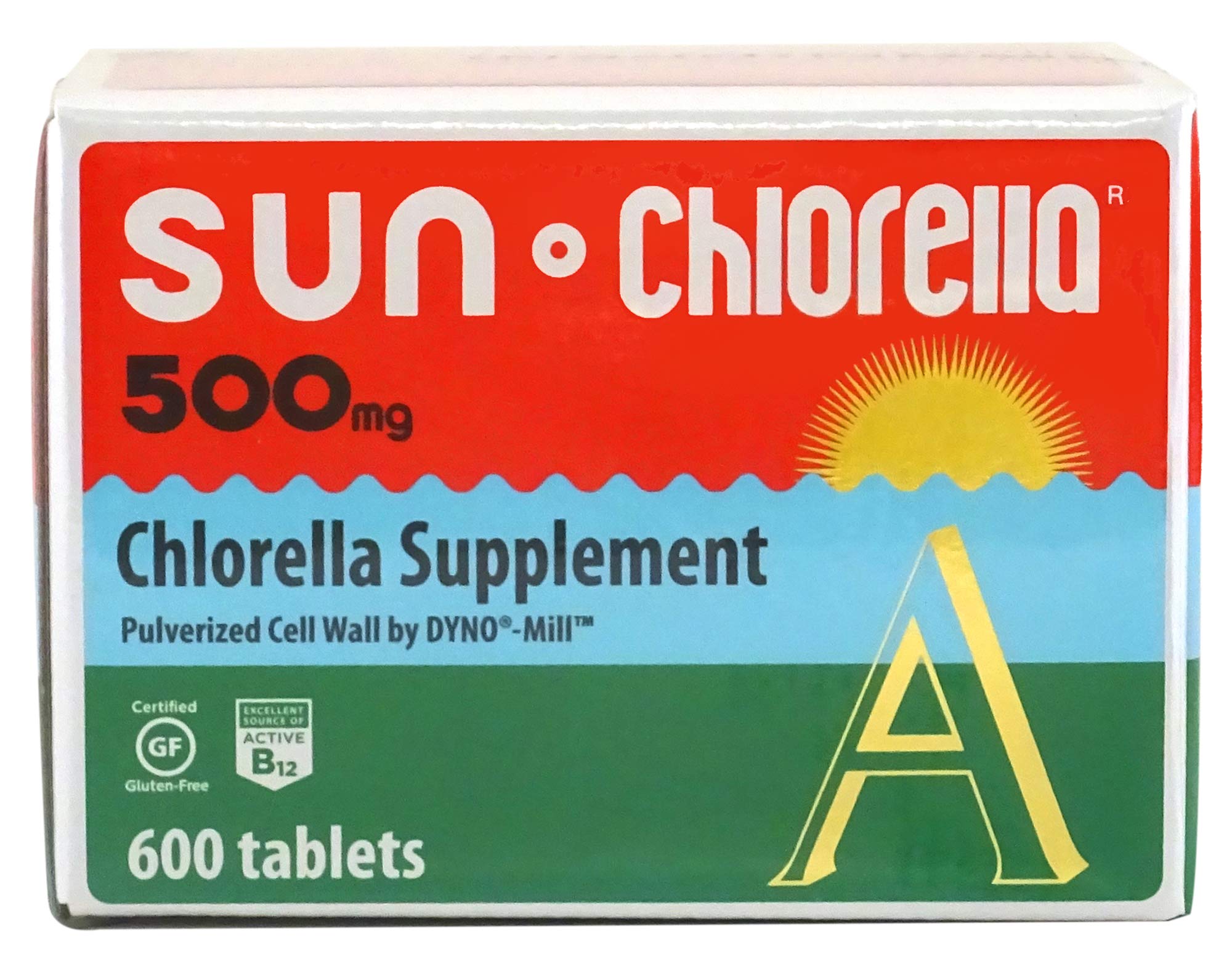 Sun Chlorella Twice As Nice Bundle - 600 Tablets & 10x6g Packets of 500mg Green Algae Superfood Supplement for Whole Body Wellness | Detox, Immune Support & Energy Boost | Perfect for Daily Health Routine & Active Lifestyle