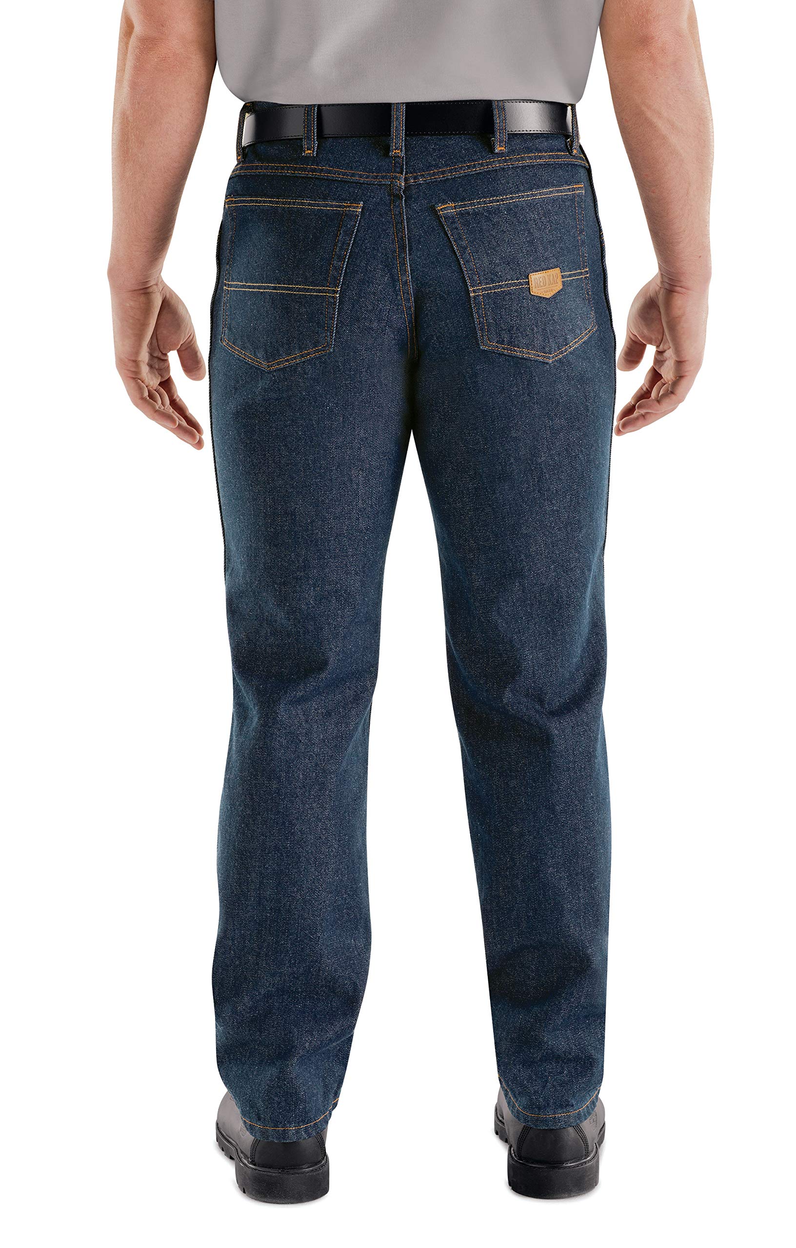 Red Kap Men's Classic Rigid Jean - Durable Work Pants for Construction, Farming & Outdoor Activities | Comfortable Denim Jeans for Tough Jobs