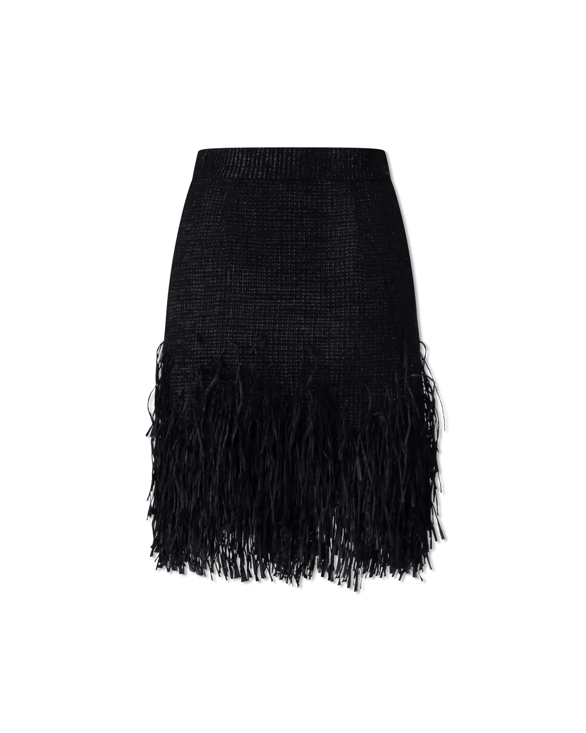 Fringe Trimmed High Waisted Skirt for Women - Boho Chic Midi Skirt with Floral Print | Perfect for Music Festivals, Beach Vacations & Summer Outfits