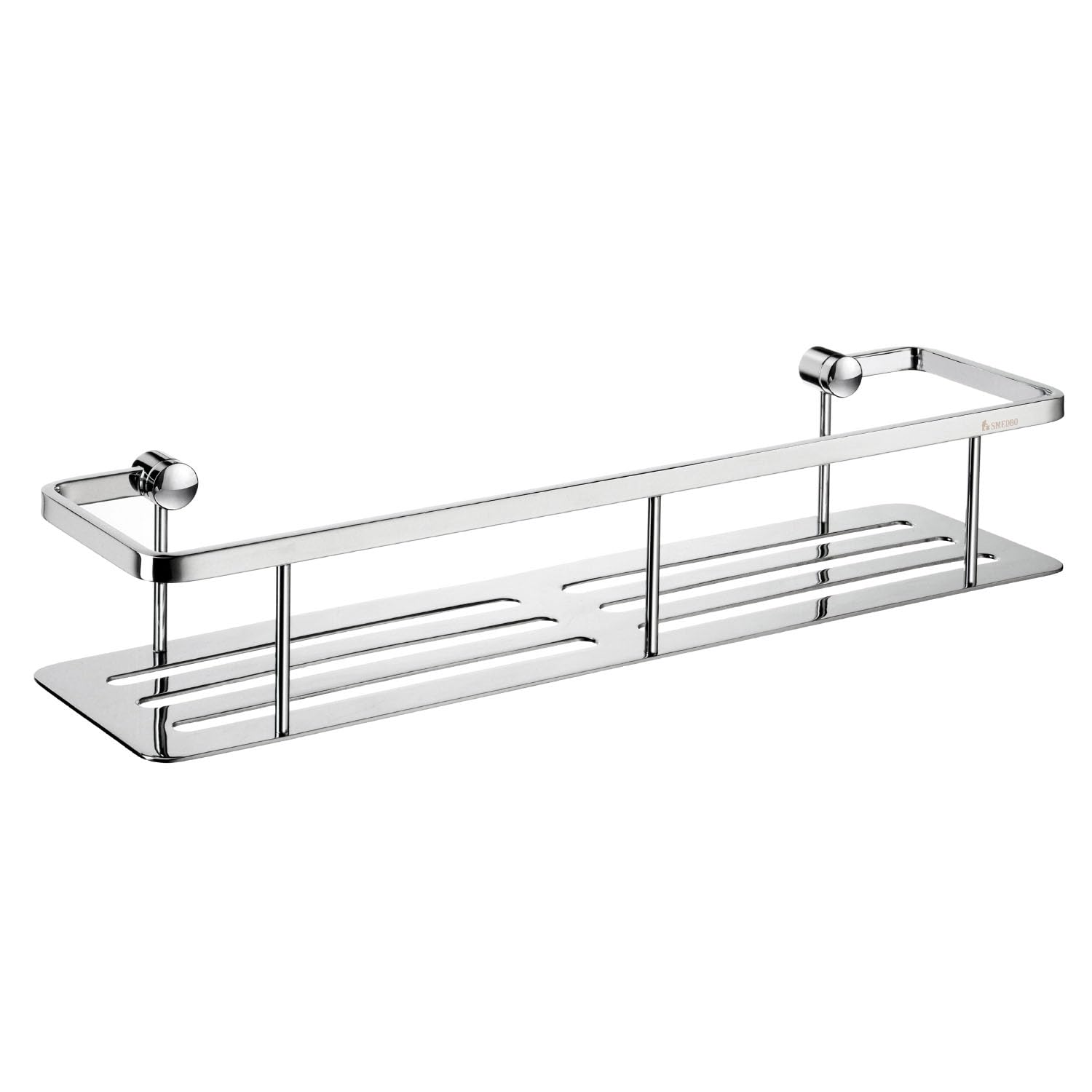 Polished Chrome DK3005 Single Tier Soap Basket - 45.5 x 10.7 x 8 cm - Perfect for Bathroom, Shower, and Kitchen Organization