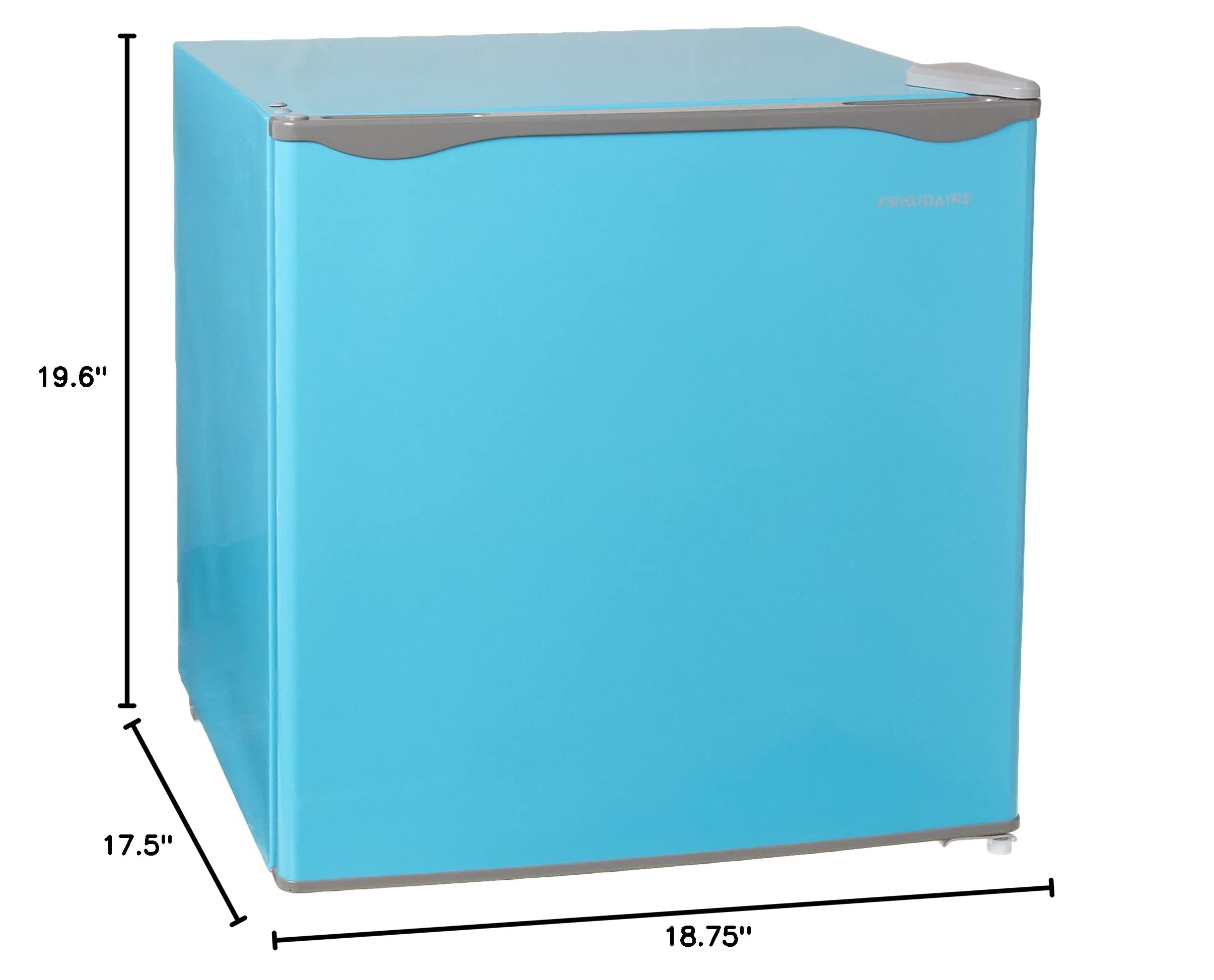 RCA RFR115-BLUE 1.6 Cubic Foot Compact Refrigerator - Energy Efficient Mini Fridge for Dorm, Office, Bedroom, or Gaming Room - Quiet Cooling with Adjustable Thermostat - Perfect for Snacks, Drinks & Beauty Products (Blue)