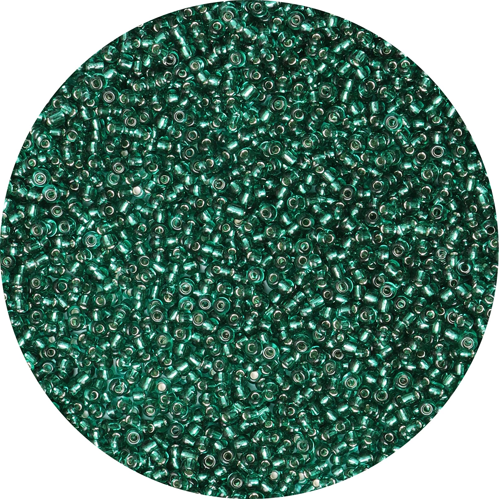 Yholin 3000pcs 3mm Glass Seed Beads Bulk - 8/0 Small Pony Beads for DIY Jewelry Making, Bracelets, Necklaces & Craft Projects - Light Blue Green Waist & Spacer Beads with Tweezers - Perfect for Beading, Home Decor & Gift Making