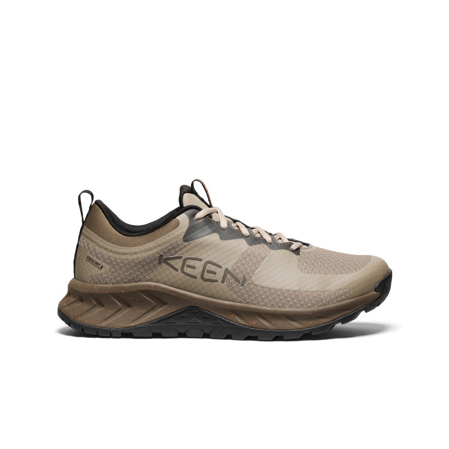 Men's Versacore Waterproof Hiking Shoes - Lightweight & Durable Outdoor Footwear for Trail Running & Camping (Brindle/Gold Flame) - Perfect for Hiking, Travel & Wet Weather Adventures