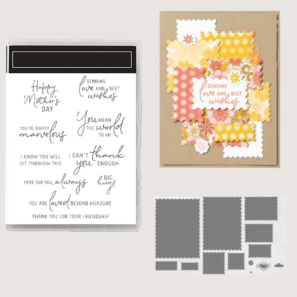 2023-2024 Newest Stamps and Dies for Card Making - DIY Scrapbooking Arts & Crafts Supplies - Perfect for Christmas, Valentine's Day, Birthday Cards & Home Decor (A9)