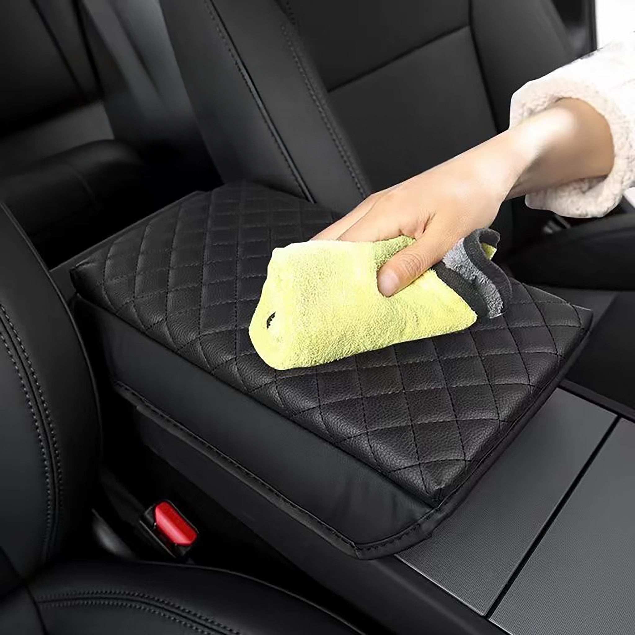 Premium Armrest Cover Cushion for Tesla Model 3 Highland (2024+) - Soft Comfort Padding for Center Console, Perfect for Long Drives & Road Trips