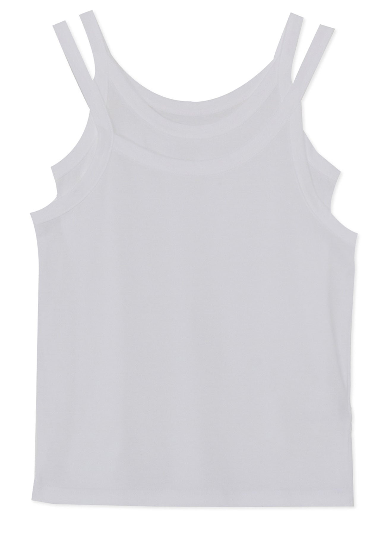 Double Layered Cotton Plain Stitch Camisole - Soft & Breathable Women's Tank Top for Layering, Sleepwear & Casual Outfits