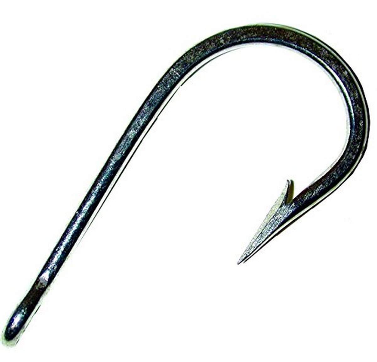 Mustad Big Game 7691DT Saltwater Fishing Hooks for Tuna, Marlin & Southern Gamefish - Heavy Duty Offshore Fishing Gear for Deep Sea & Sport Fishing