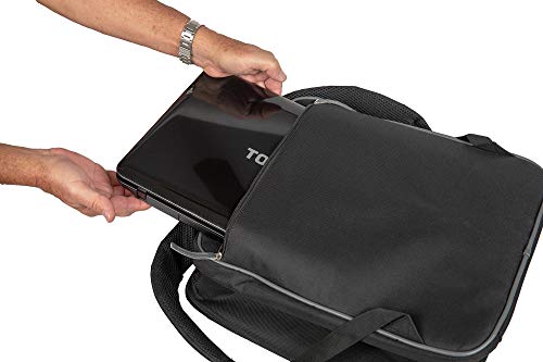 Allegiant Approved Personal Item Carry-On Bag - Lightweight Travel Backpack & Duffle Bag for Airlines (Black/Beige) - Perfect for Air Travel, Weekend Trips & Gym Use