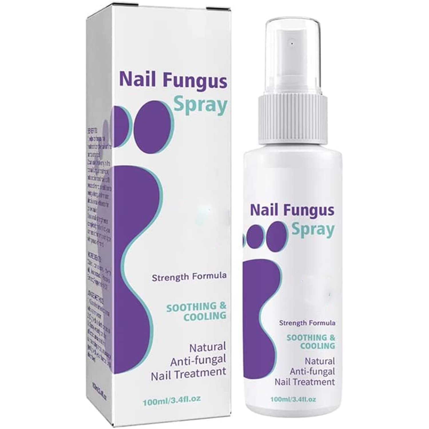 Medinail Advanced Antifungal Foot & Nail Spray - Fast-Acting Toenail Fungus Treatment & Nail Strengthener for Healthy Nails - Perfect for Athletes, Gym-Goers & Daily Foot Care (1 Pack)
