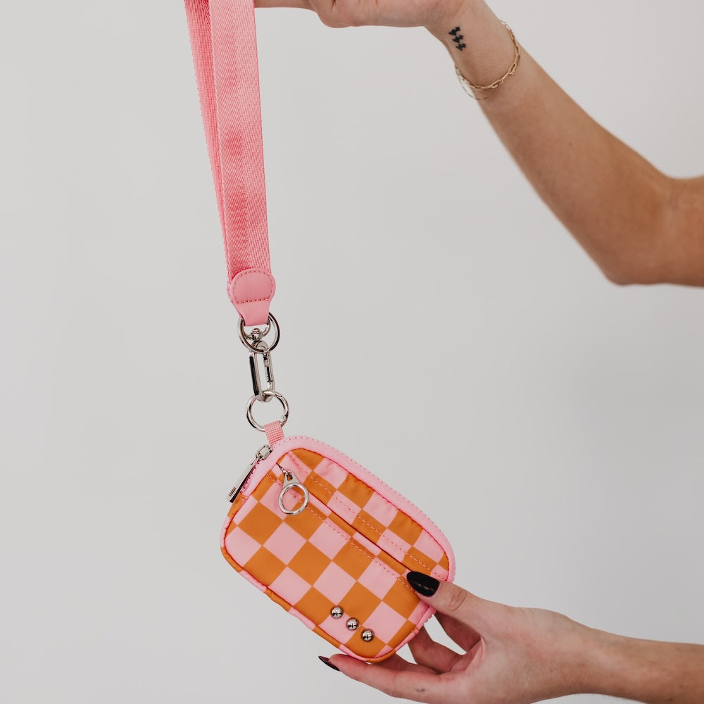 Checkered Pink/Orange