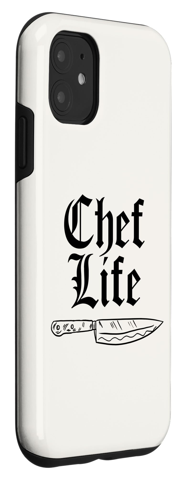 iPhone 11 Case - Chef & Kitchen Knife Design Retro Cooking Baking Gift - Perfect for Culinary Enthusiasts & Food Lovers