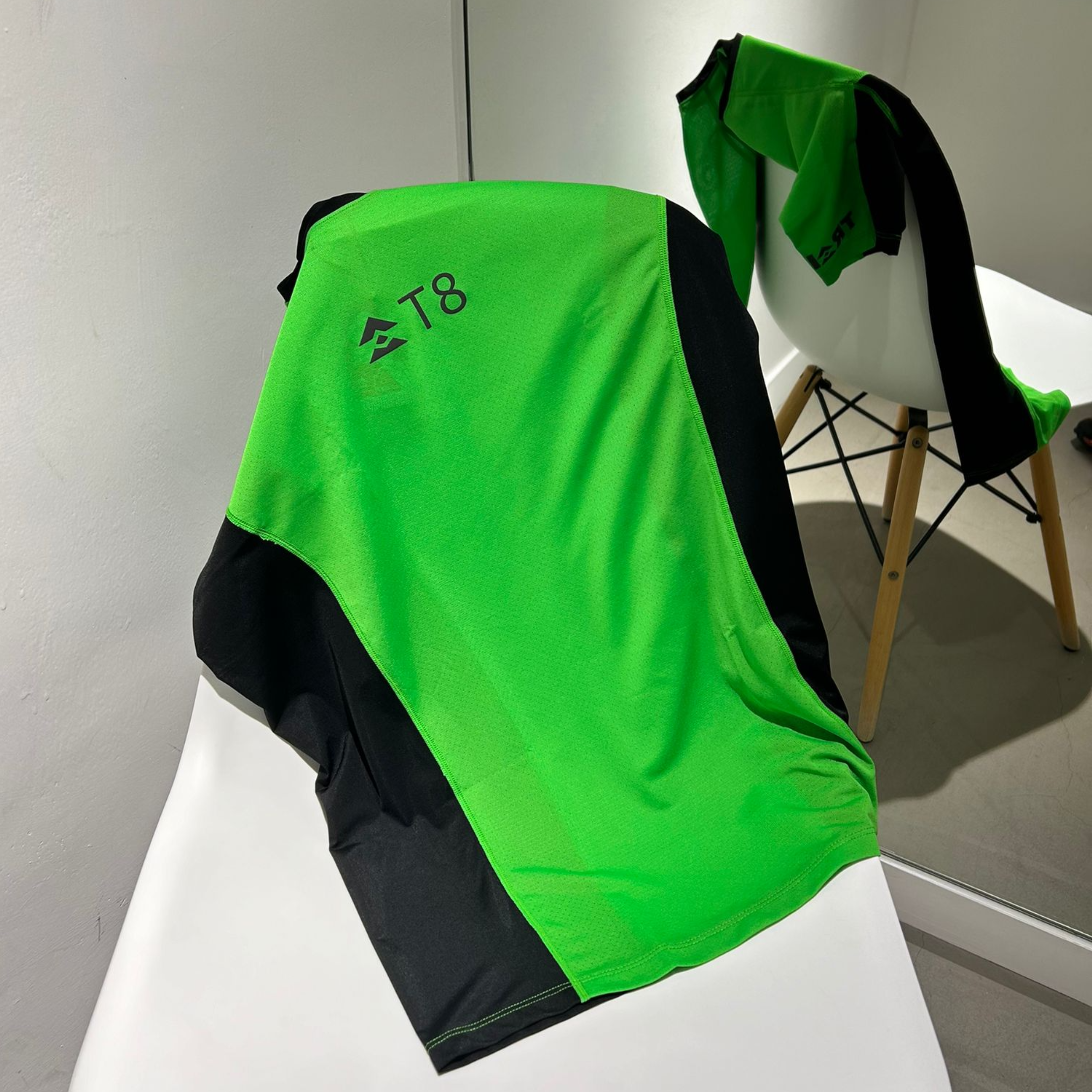 T8 Women's Iced Tee - Soft Breathable Short Sleeve T-Shirt in Lime Green for Casual Wear, Gym & Summer Outfits