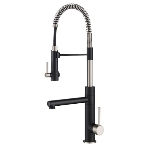 Spot Free Finish Stainless Steel/Matte Black