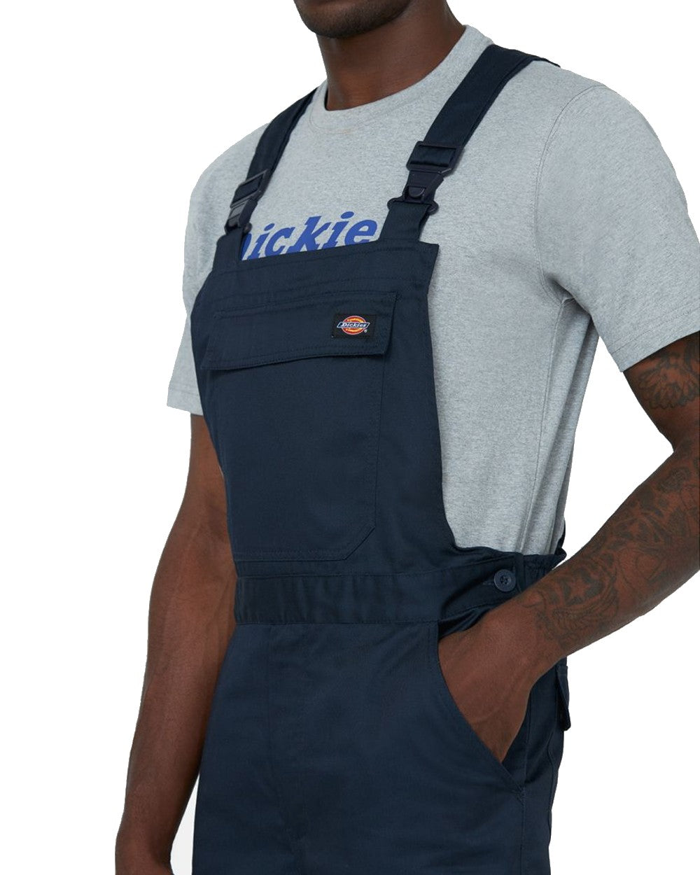 Dickies Durable Work Bib Overalls for Men - Heavy Duty Denim Coveralls for Construction, Farming & Outdoor Work
