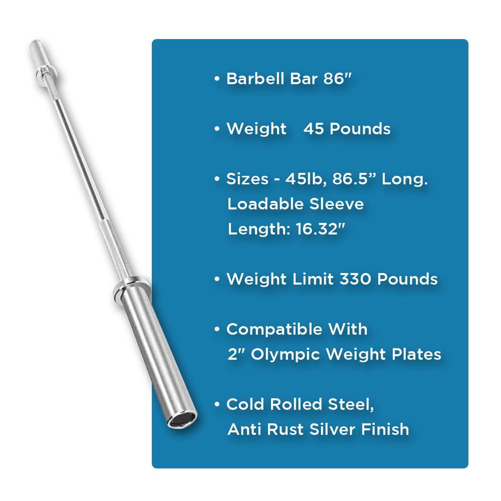 Olympic Weightlifting Barbell Bar 86