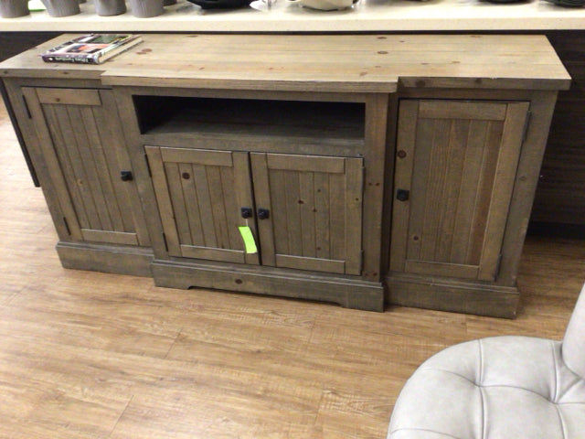 Stylish Wooden 4-Door TV Stand Media Console with Storage - Perfect for Living Room, Bedroom & Home Theater Setup