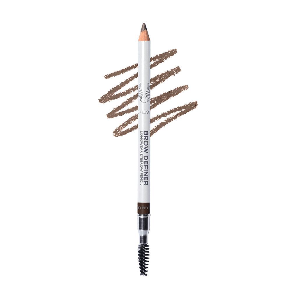 True + Luscious Brow Definer Pencil - Waterproof Eyebrow Pencil for Natural Looking Brows - Perfect for Everyday Makeup and Professional Use