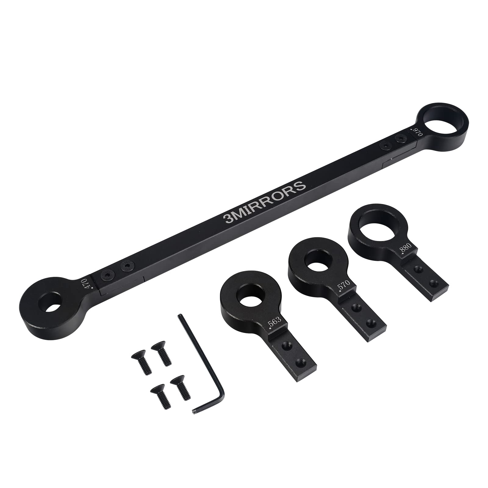 Polaris RZR XP Sportsman 570 Ranger 900 XP 10.5in Clutch Alignment Tool - 3 Mirrors Durable Aluminum ATV UTV Alignment Kit for Easy Installation & Maintenance | Perfect for Off-Road Vehicles & DIY Repairs