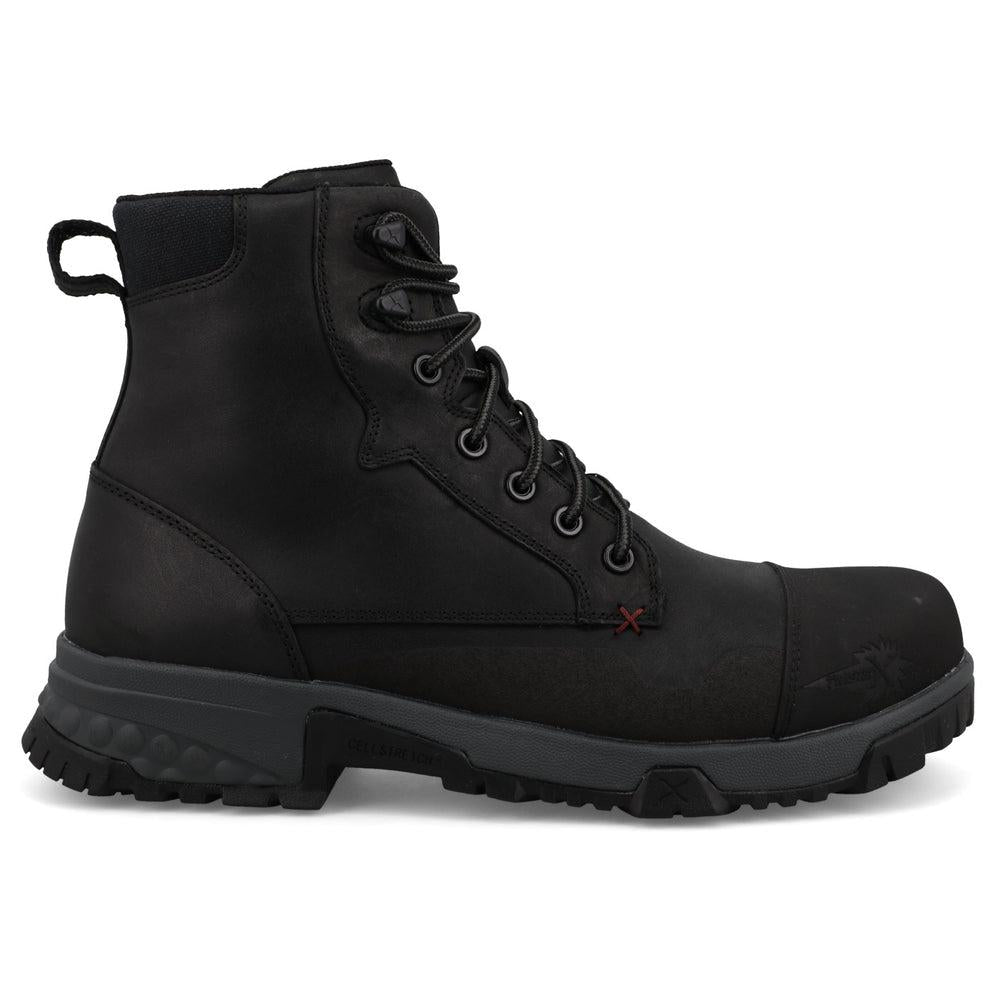 Men's 6-Inch Steel Toe Work Boots - Waterproof Safety Boots for Construction & Outdoor Work - Durable Non-Slip Work Shoes for Men