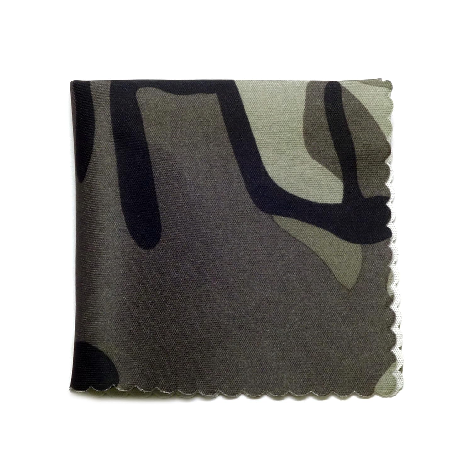 Premium Microfiber Cleaning Cloth - 1 Pack Green Camouflage Design for Eyeglasses, Phone Screens, TVs, Cameras & Sunglasses - Streak-Free Lens Cleaning for Home, Office & Travel Use