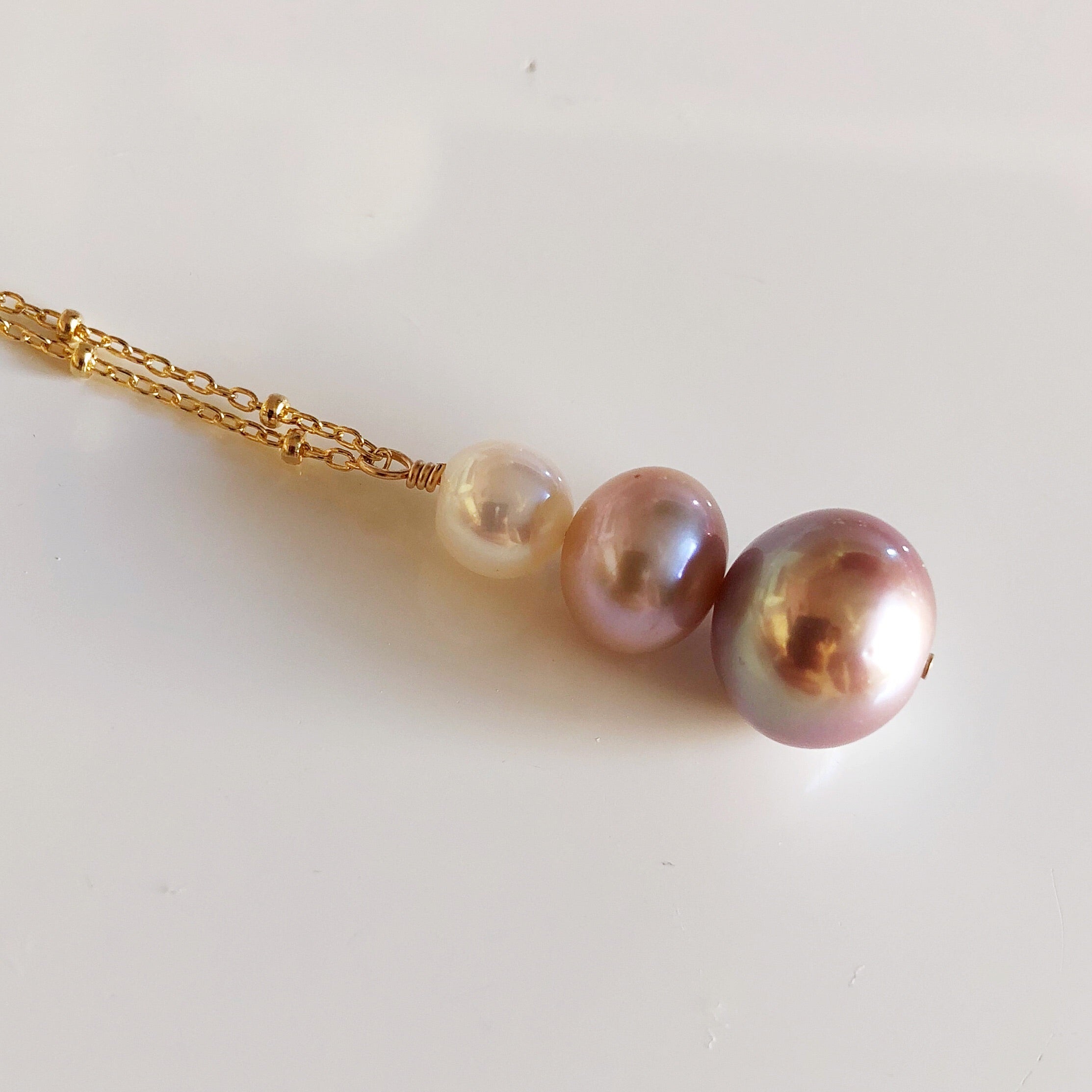 ARYA Purple Ombré Crystal Necklace (N293) - Elegant Jewelry for Women, Perfect for Parties, Weddings & Special Occasions