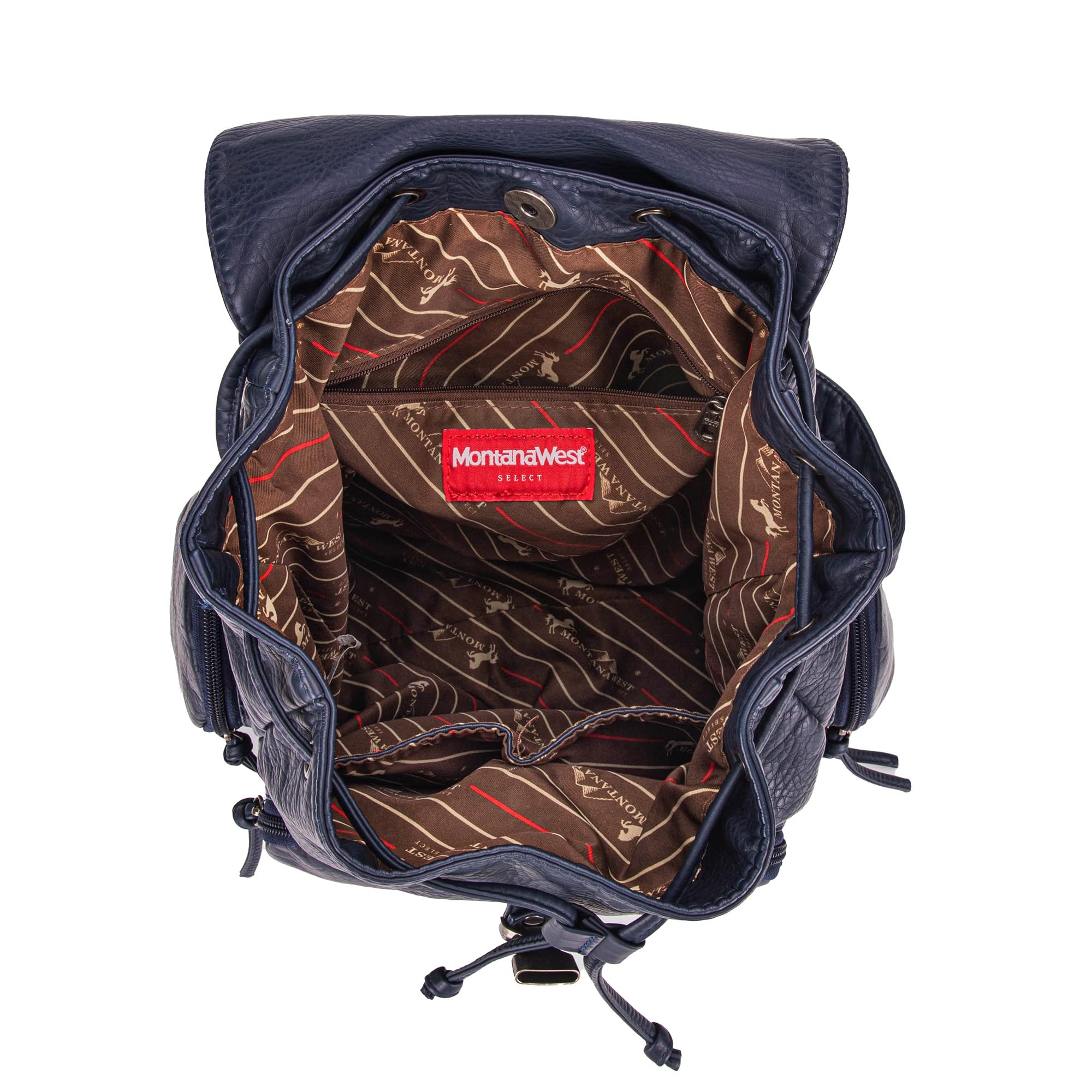 Montana West Women's Leather Backpack Purse - Trendy Casual Travel Daypack for Work & Outings