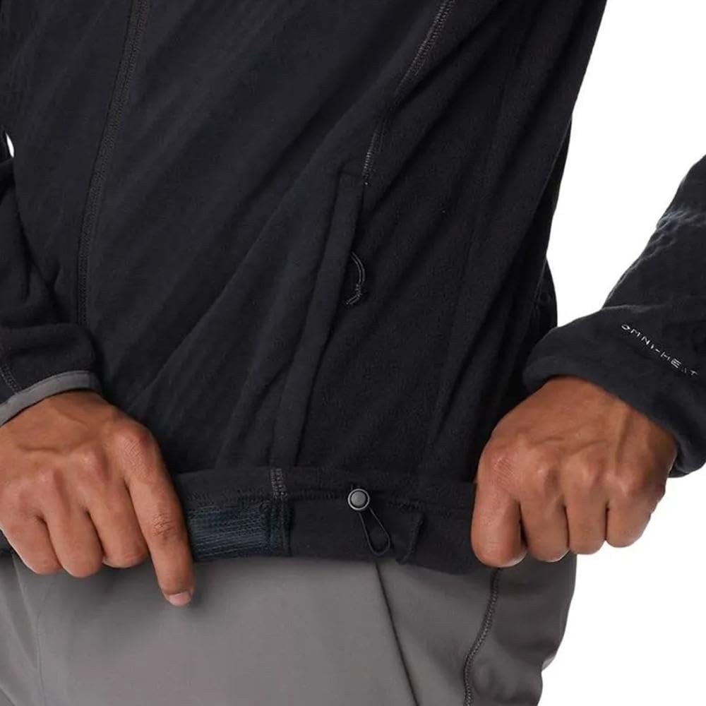 Columbia Men's Outdoor Tracks™ Full Zip Fleece Jacket - Lightweight, Water-Resistant Hiking & Camping Gear for Cold Weather Adventures